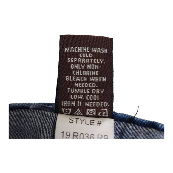 Bit & Bridle Womens Denim Mini Skirt Size 4 Blue Cotton Blend Stretch - Picture 6 of 9